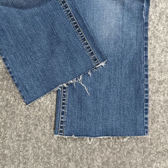Lane‎ Bryant Bootcut Jeans Women Size 26 Slim Genius Fit Inseam 26.5" Raw Hem - Picture 7 of 12